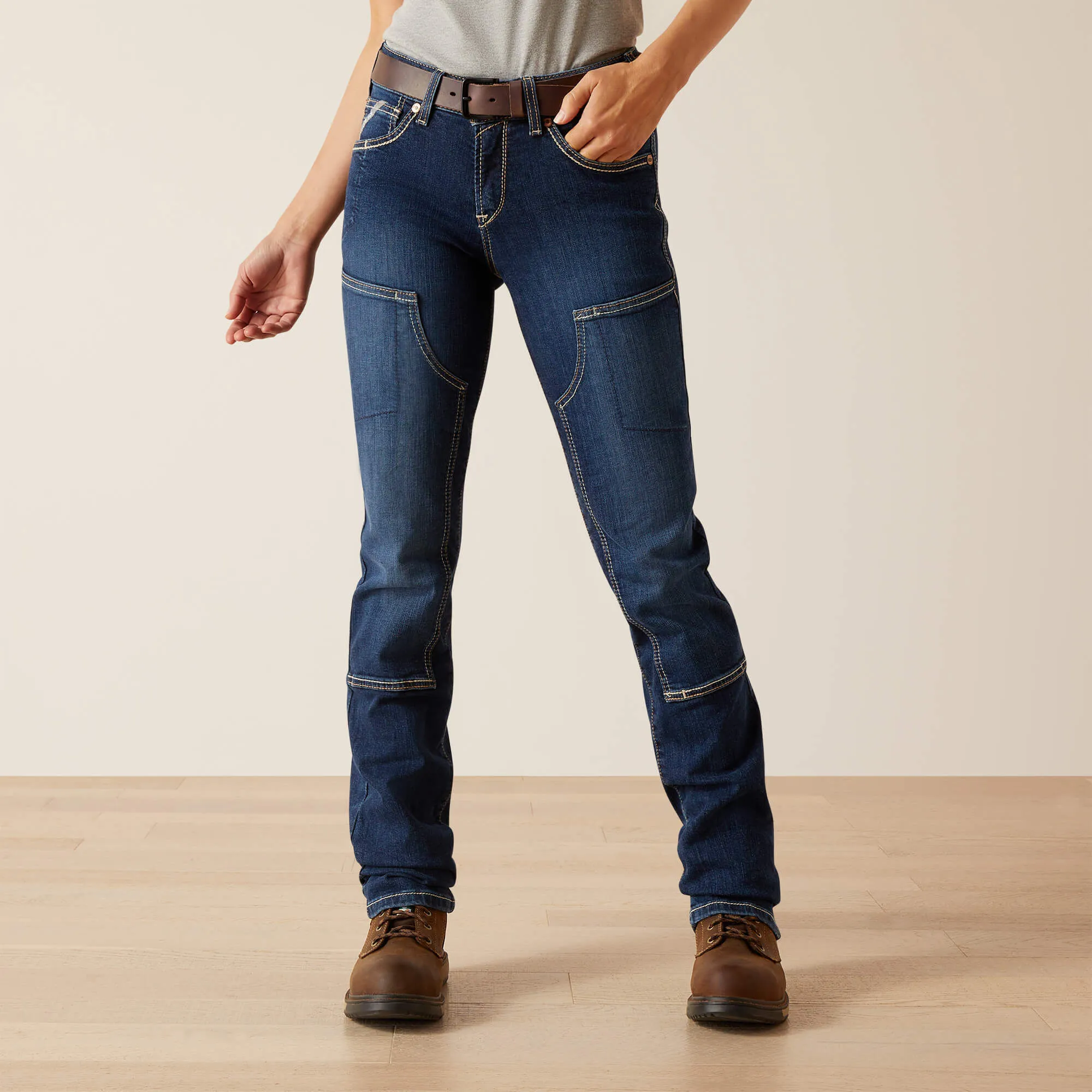 Rebar DuraStretch Riveter Double Front Straight Jean