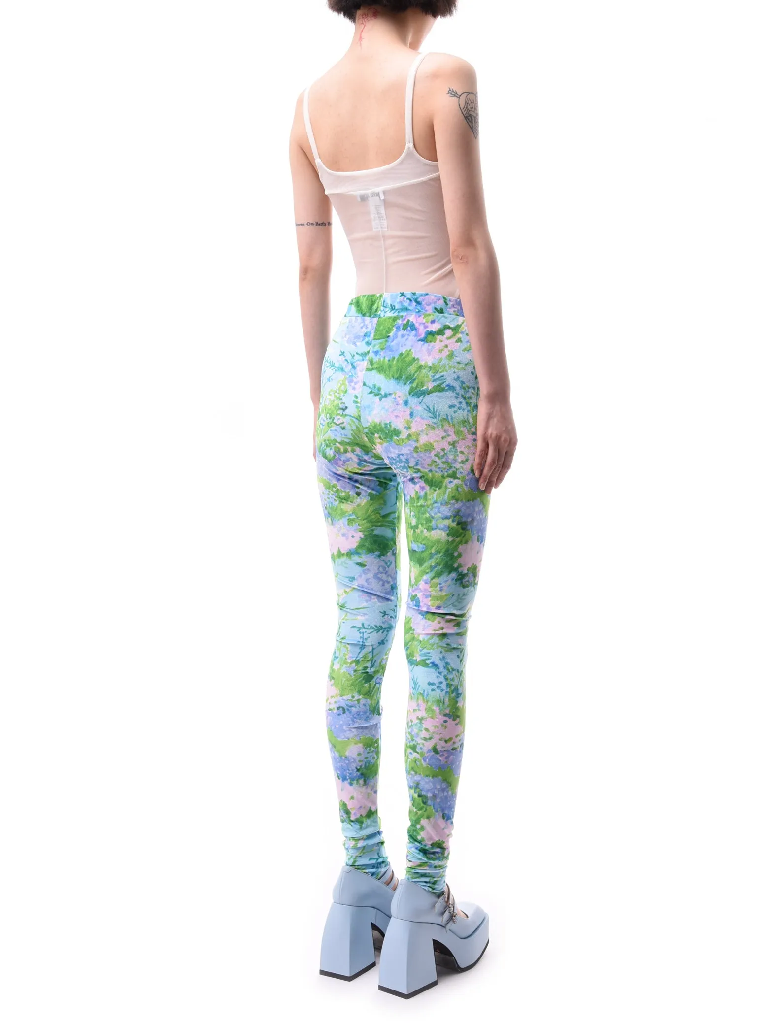 Richard Quinn Monet Stirrup Leggings