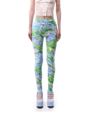 Richard Quinn Monet Stirrup Leggings