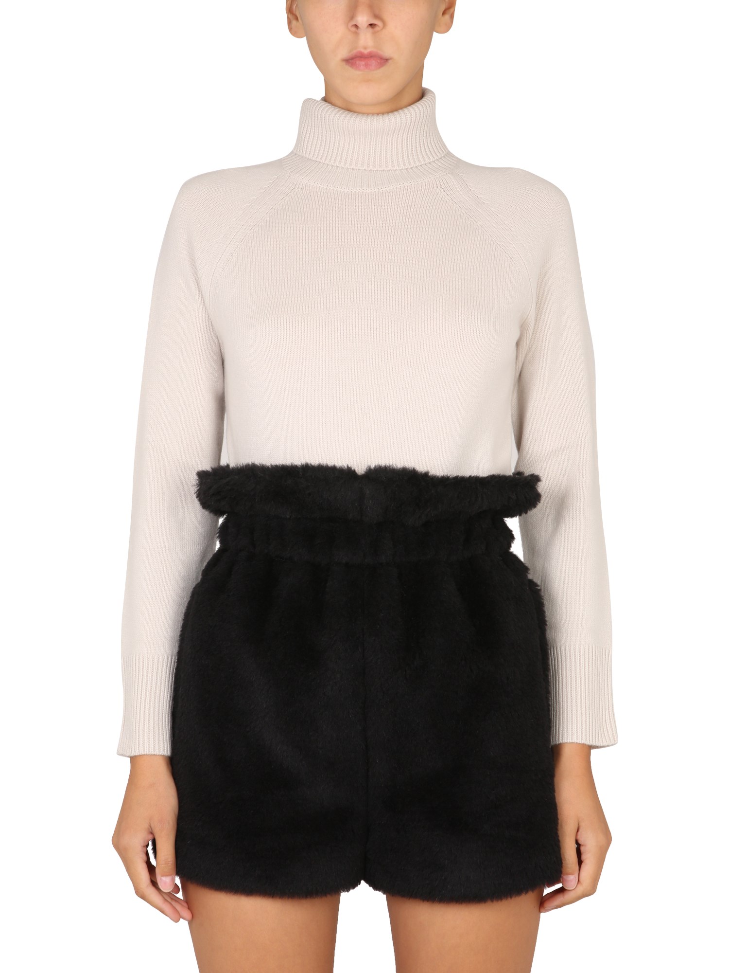 S MAX MARA    RIBBED WOOL TURTLENECK