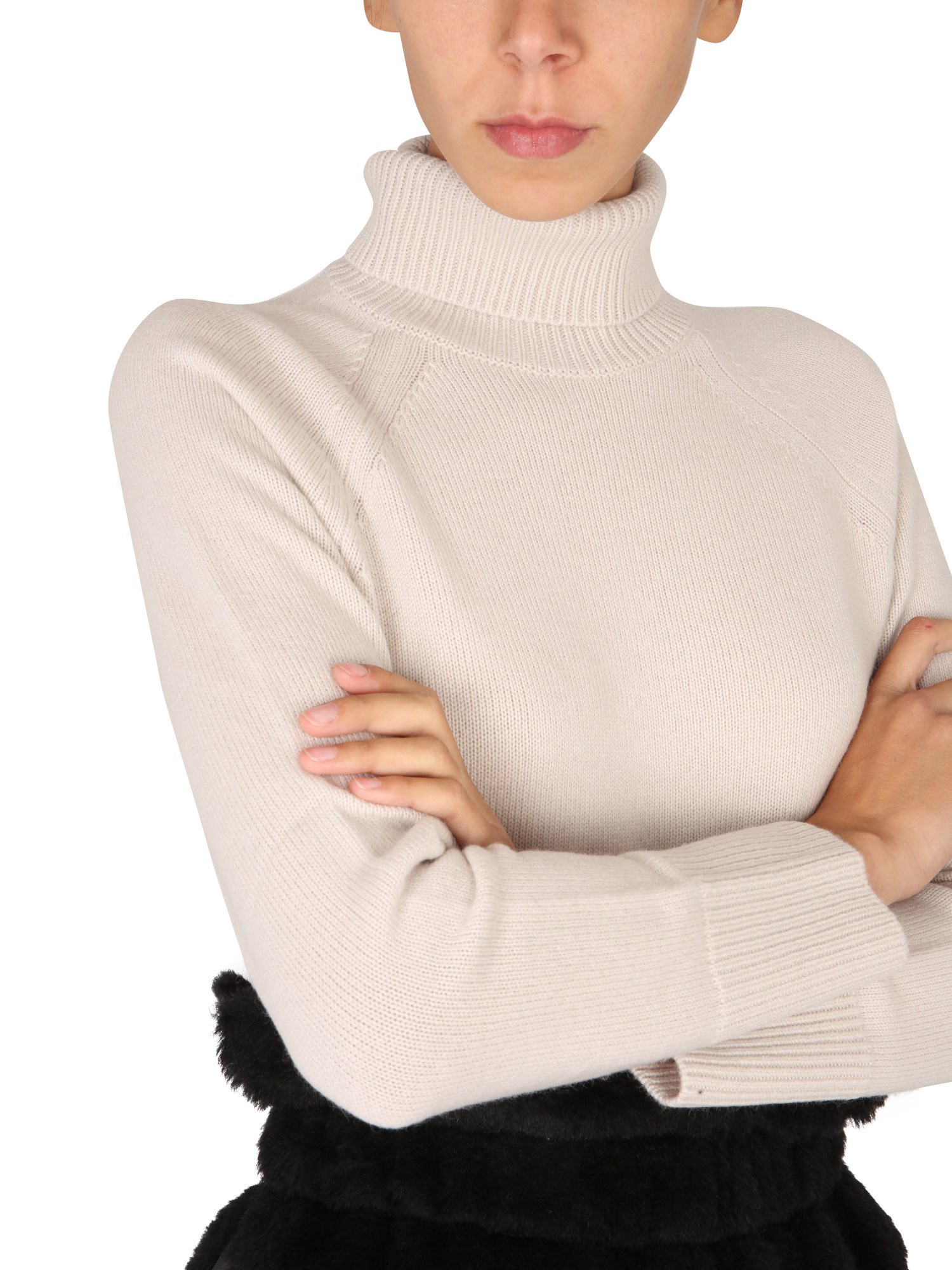 S MAX MARA    RIBBED WOOL TURTLENECK