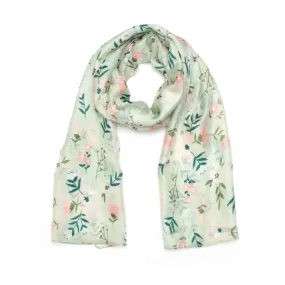 Scarf Floral - Green Gardens