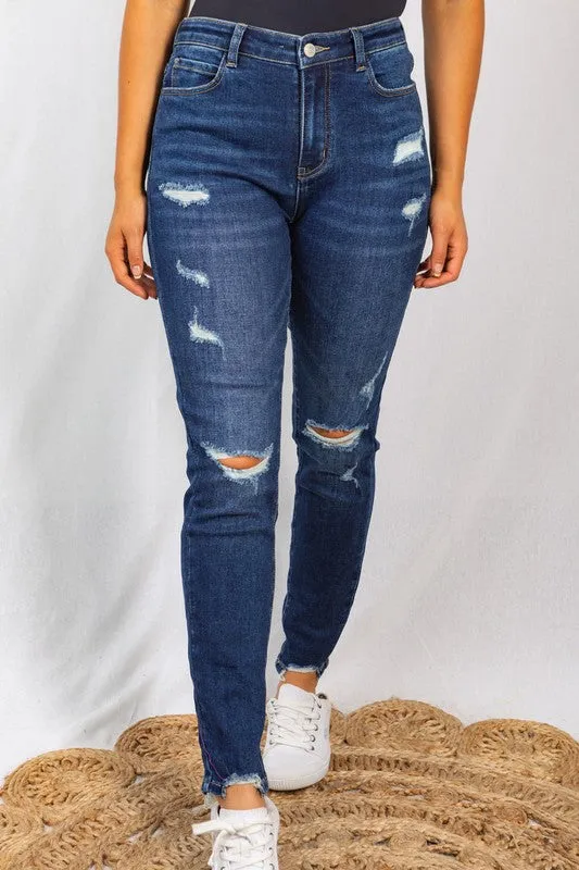 Shana Distressed Denim