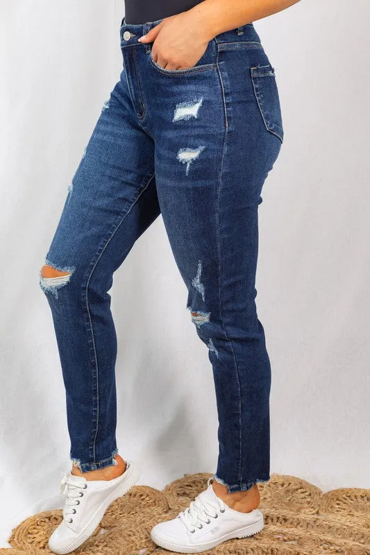 Shana Distressed Denim