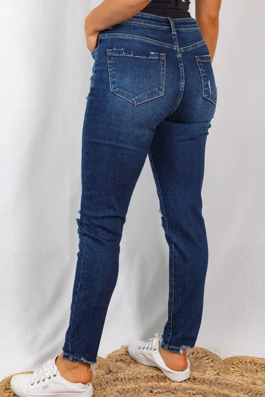 Shana Distressed Denim