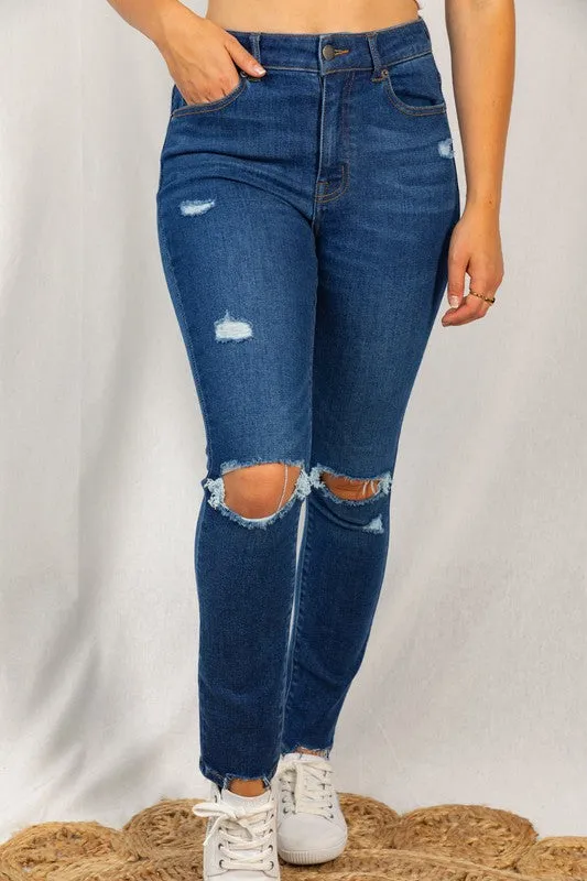 Shana Distressed Denim