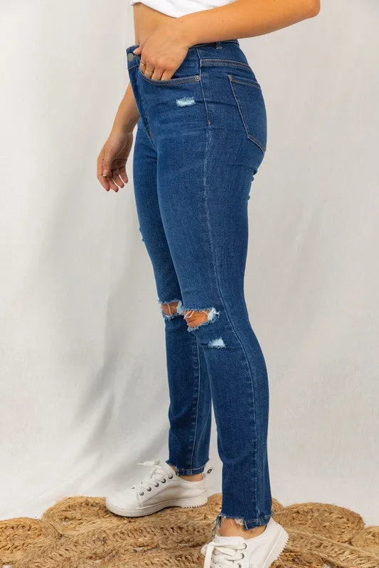 Shana Distressed Denim