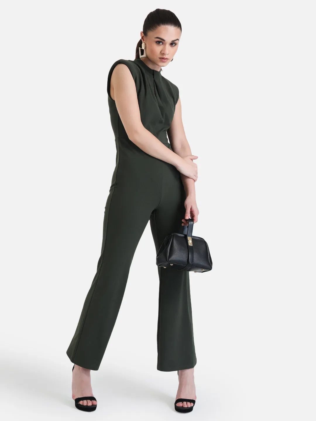 Sleeveless Key Hole Jumpsuit