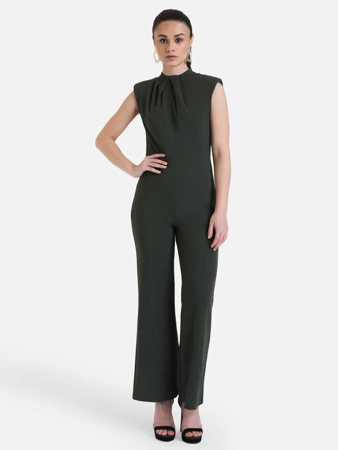 Sleeveless Key Hole Jumpsuit