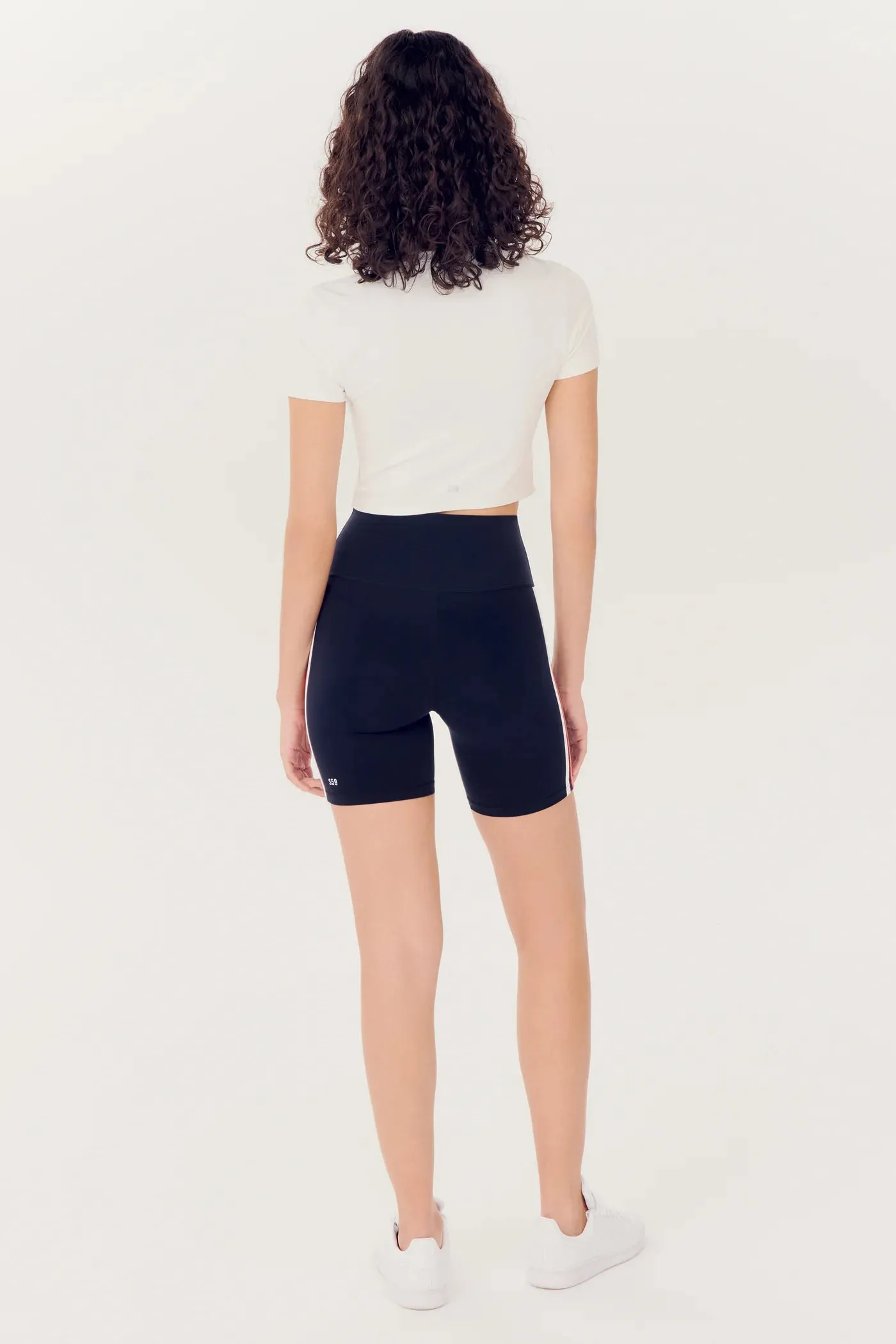 Splits 59 Airweight Short Sleeve Crop | White