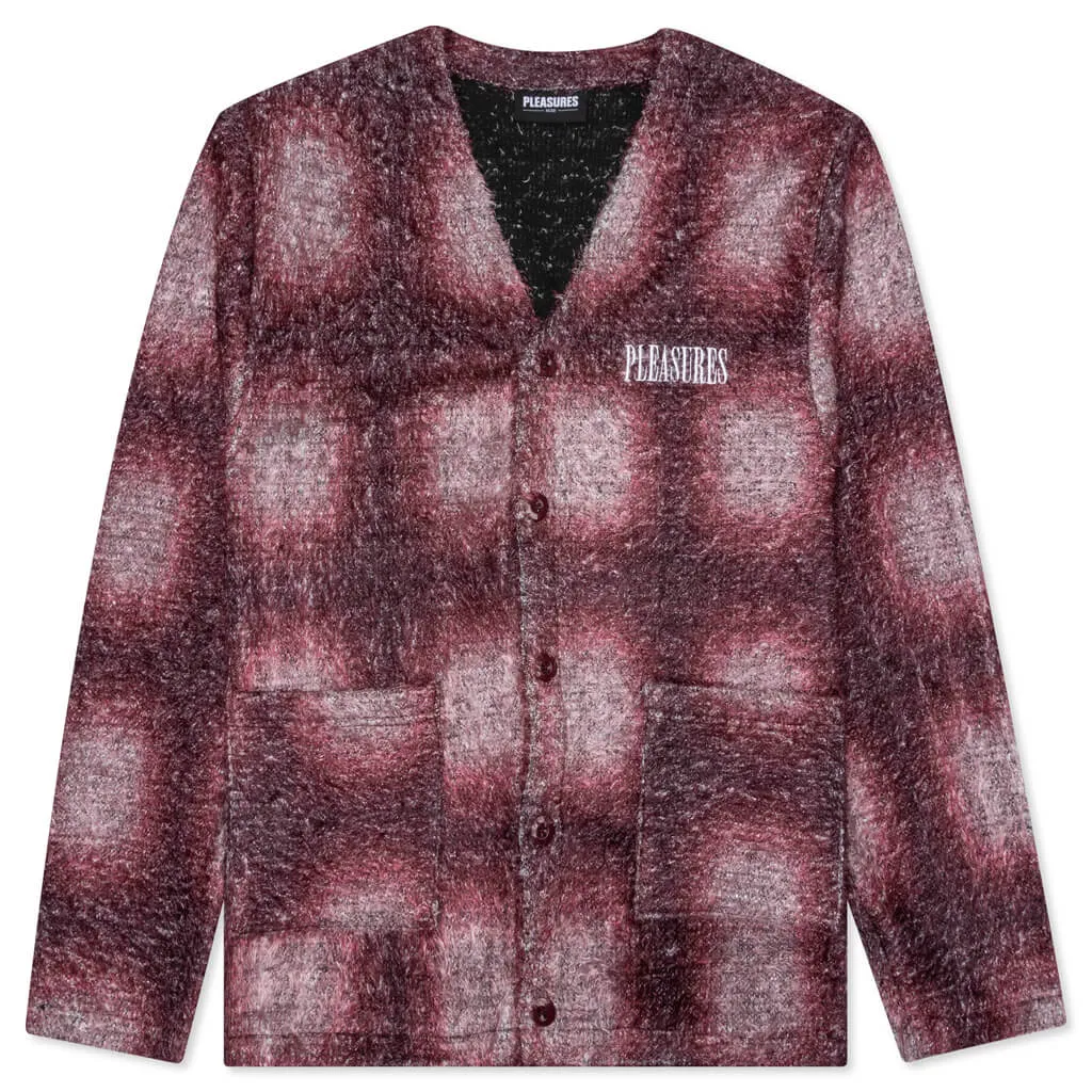 Spray Cardigan - Red