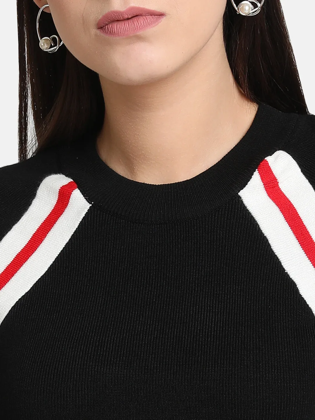 Stripe Detail Pullover