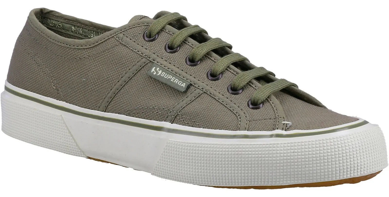 Superga 2490 Bold Mens Lace Up Canvas Trainer