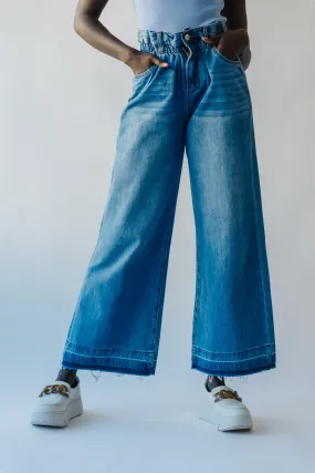 The Sikeston Super High Rise Wide Leg Jean in Medium Blue