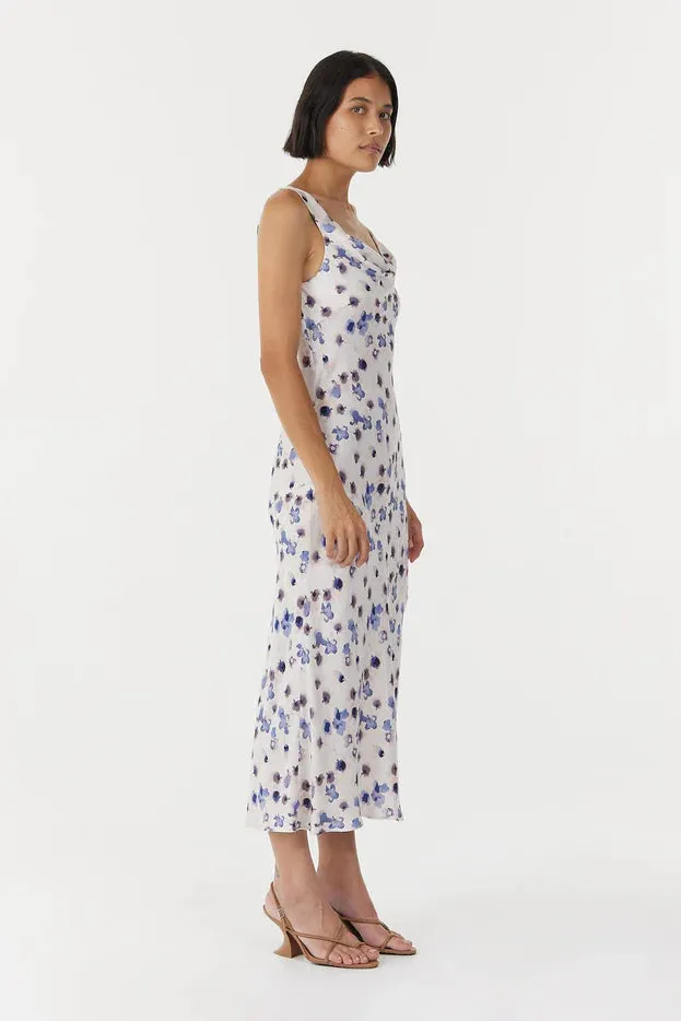 Third Form Blue Bell Cowl Slip Dress - Floral