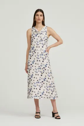 Third Form Blue Bell Cowl Slip Dress - Floral