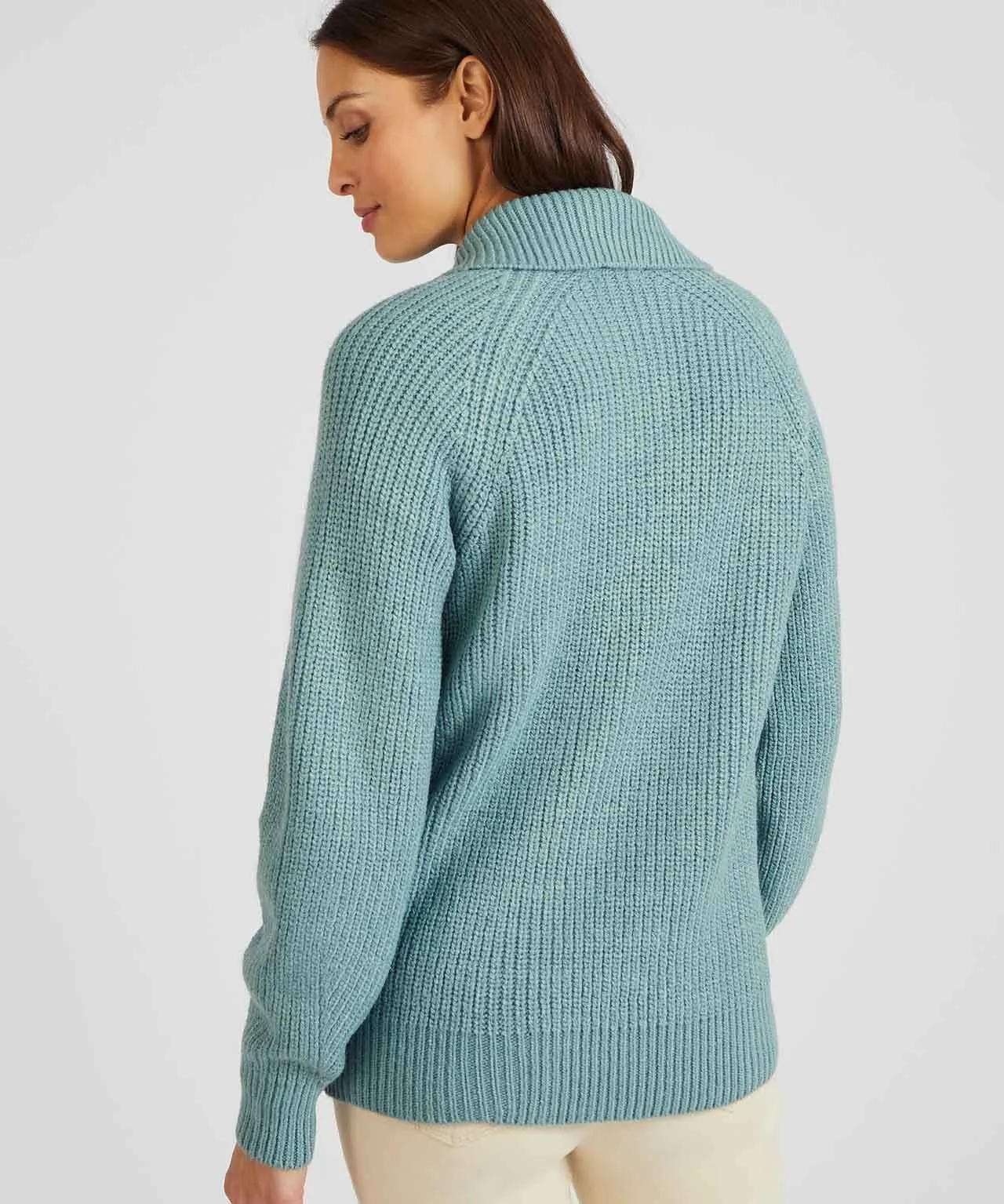 Toasty Thermal Zip Cardigan