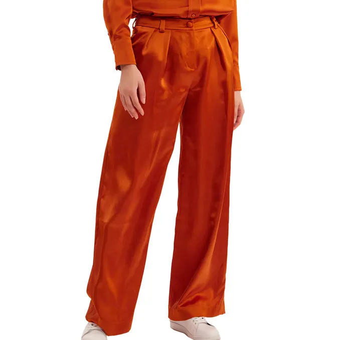 TROUSERS LUCIANO Woman Rust