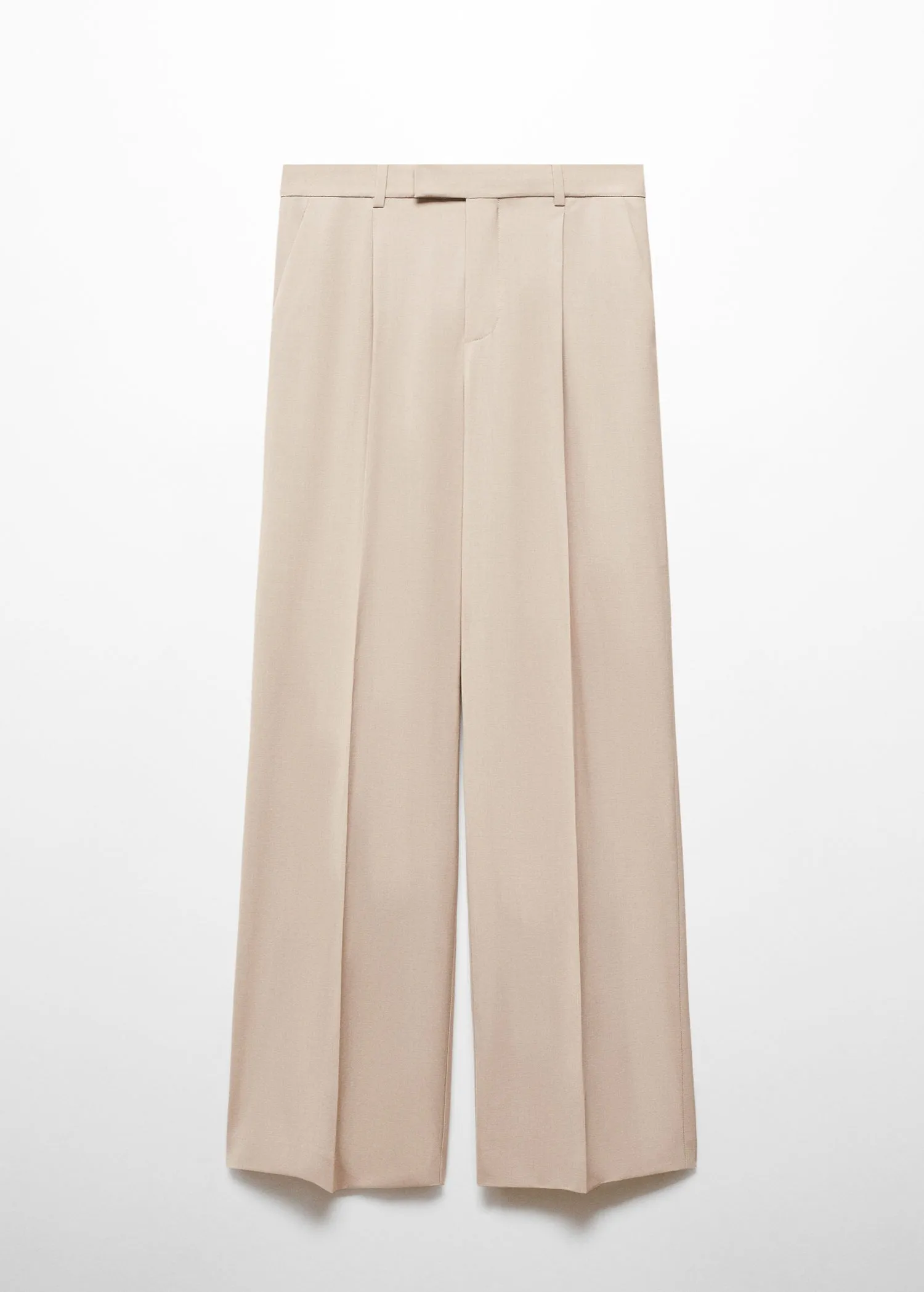 wide leg suit trousers