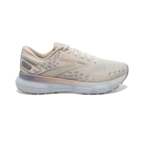 Women's Brooks Glycerin 20, Snow White/Blush/Cosmic Sky, 7 B Medium