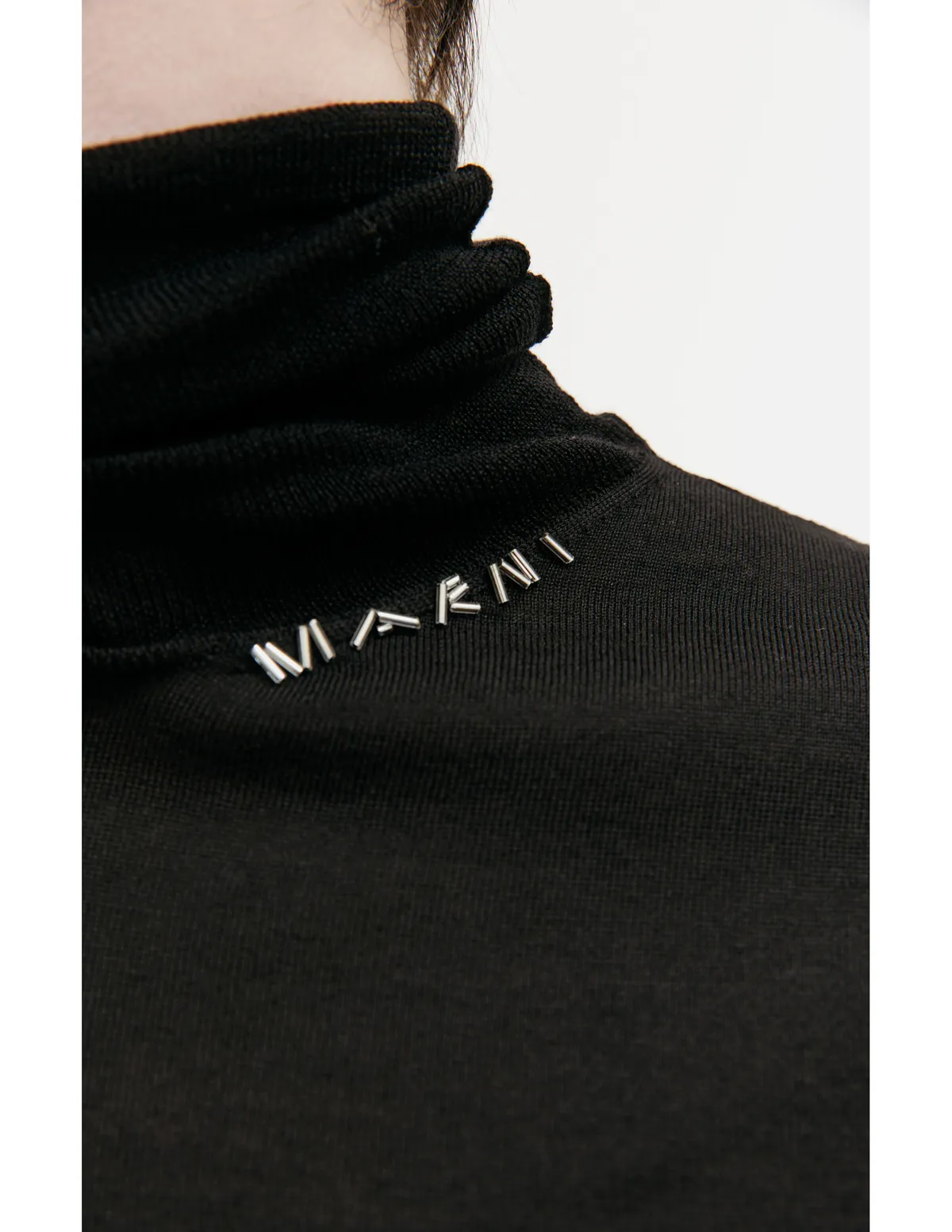 Wool Turtleneck - Black