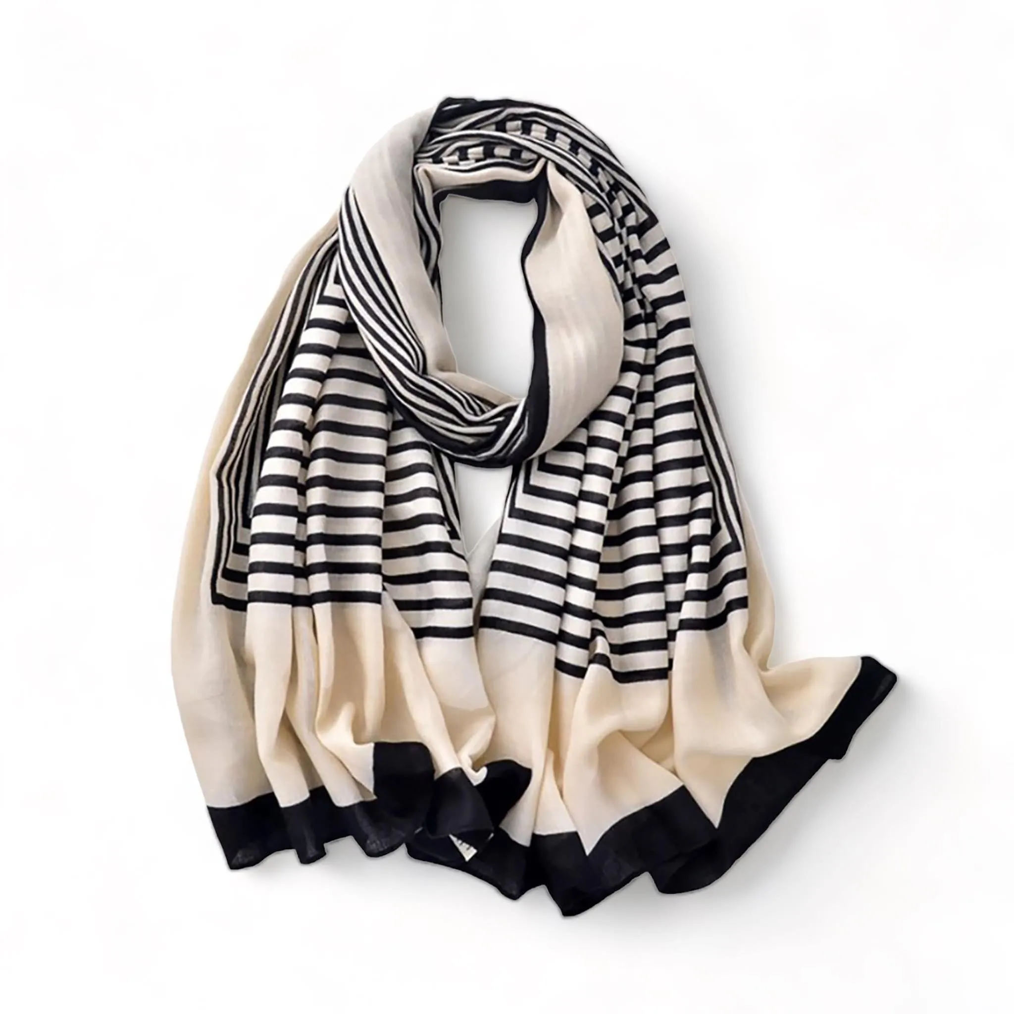 WRAP Rectangular Pattern Thin Elegant Scarf