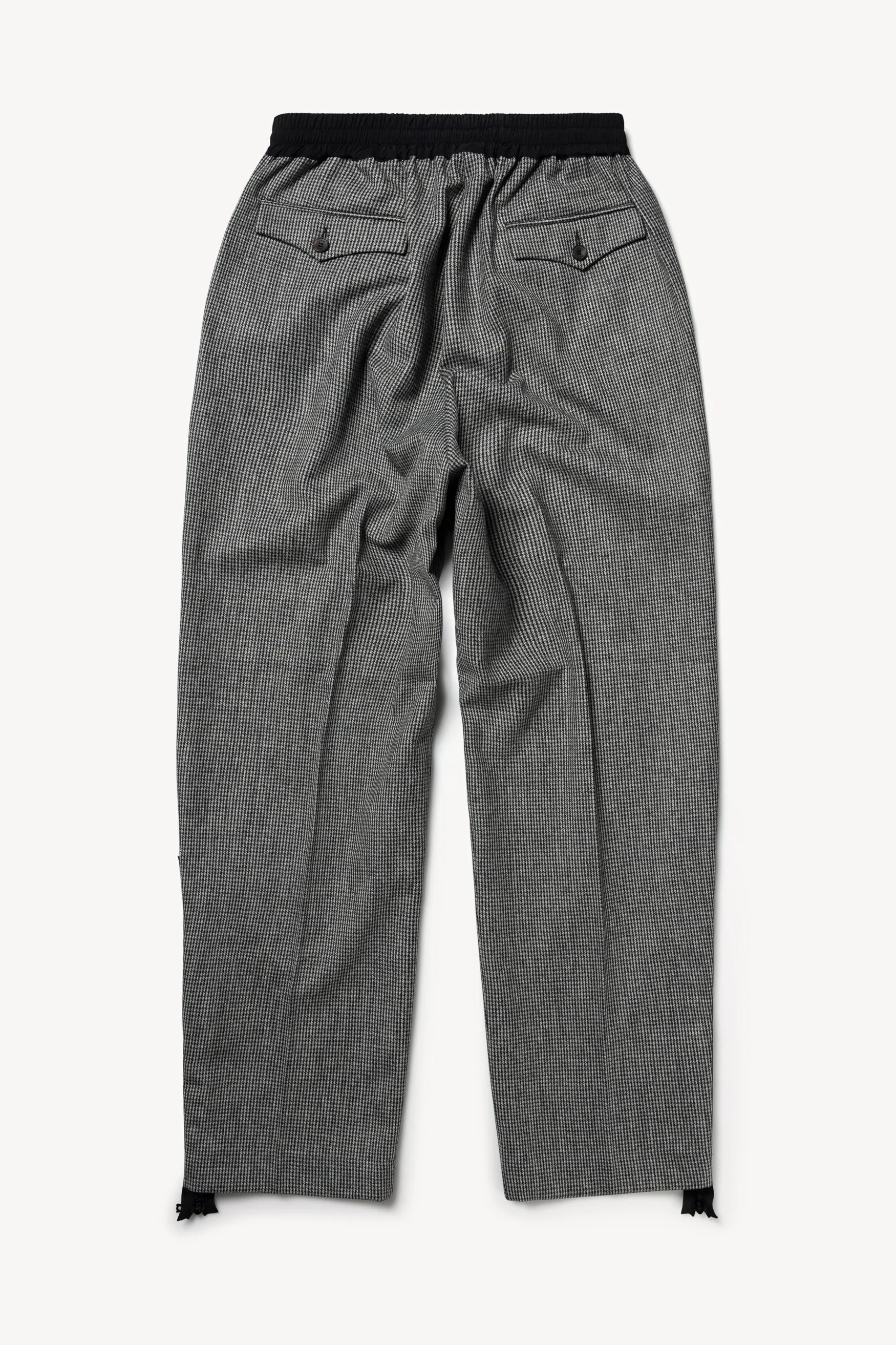 Zip Detail Tailored Trousers